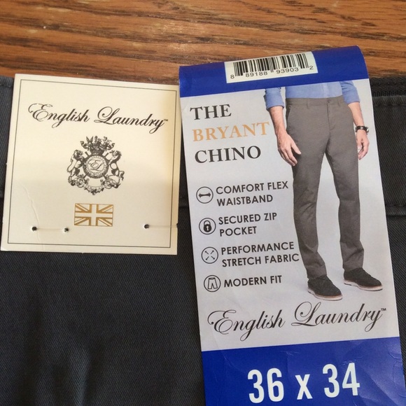 Men’s English Laundry The Bryant Chino Pant NWT - Picture 3 of 3